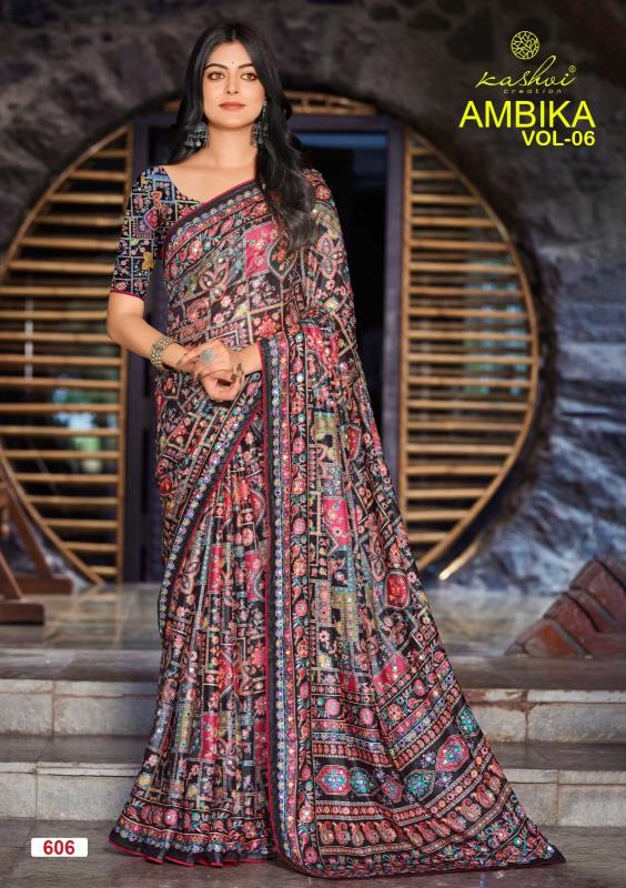 Kashvi ambika vol 6 low cost saree